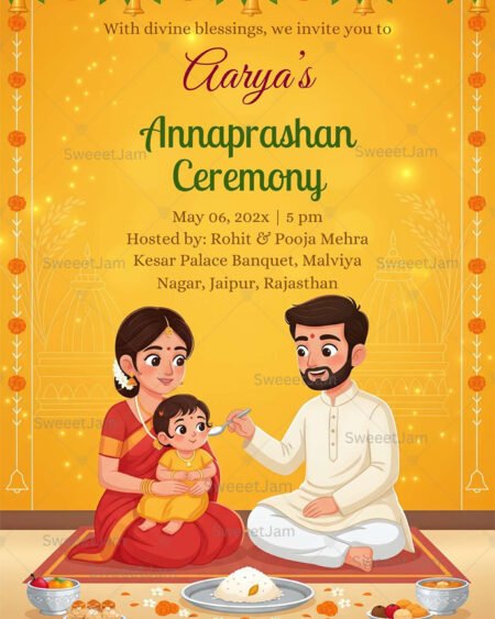 Editable Annaprashan Invitation