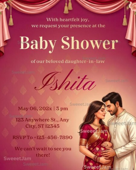 Indian Baby Shower Invite